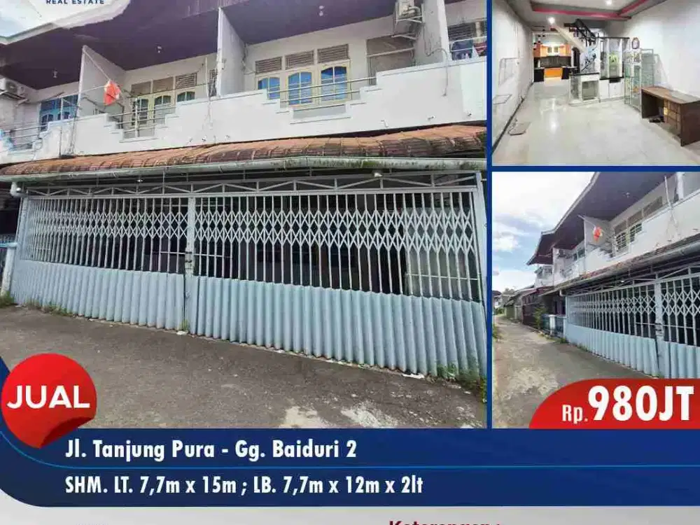 Rumah 2 lantai Tengah Kota