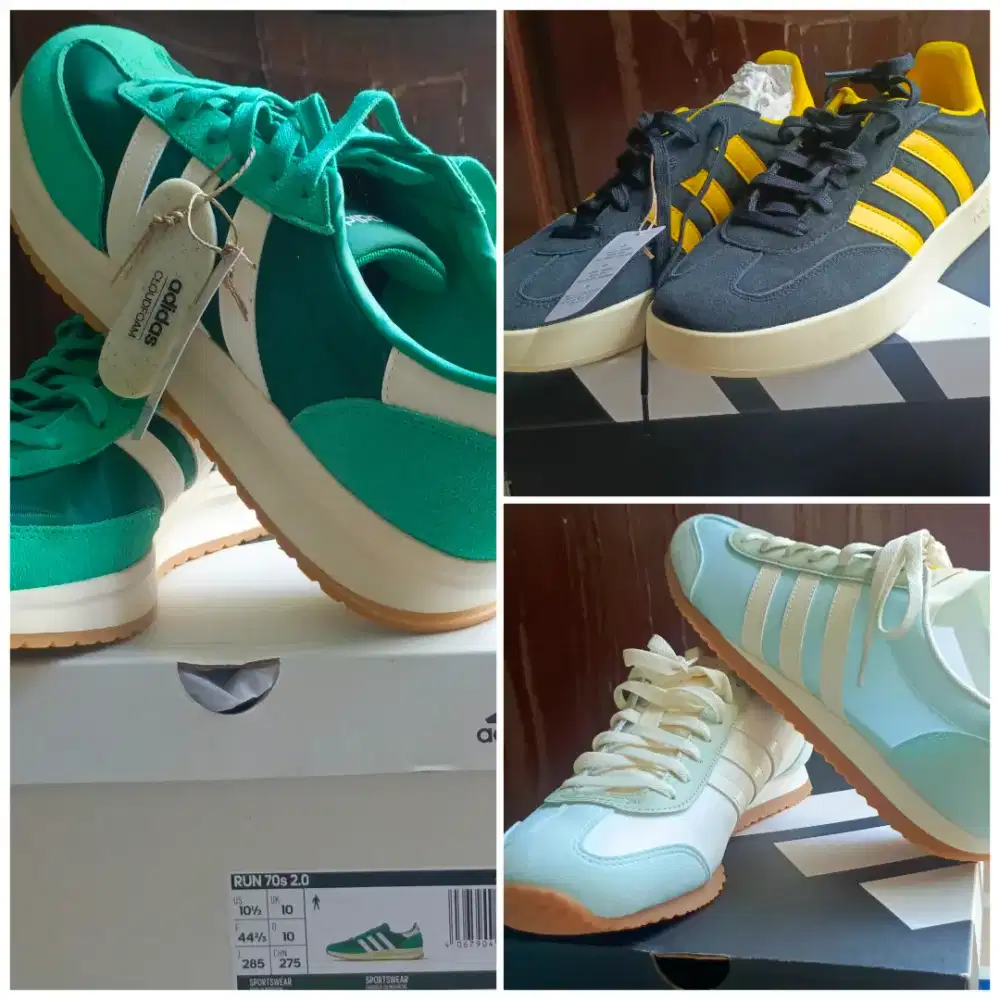 Paket Sepatu Adidas (3pcs, New)