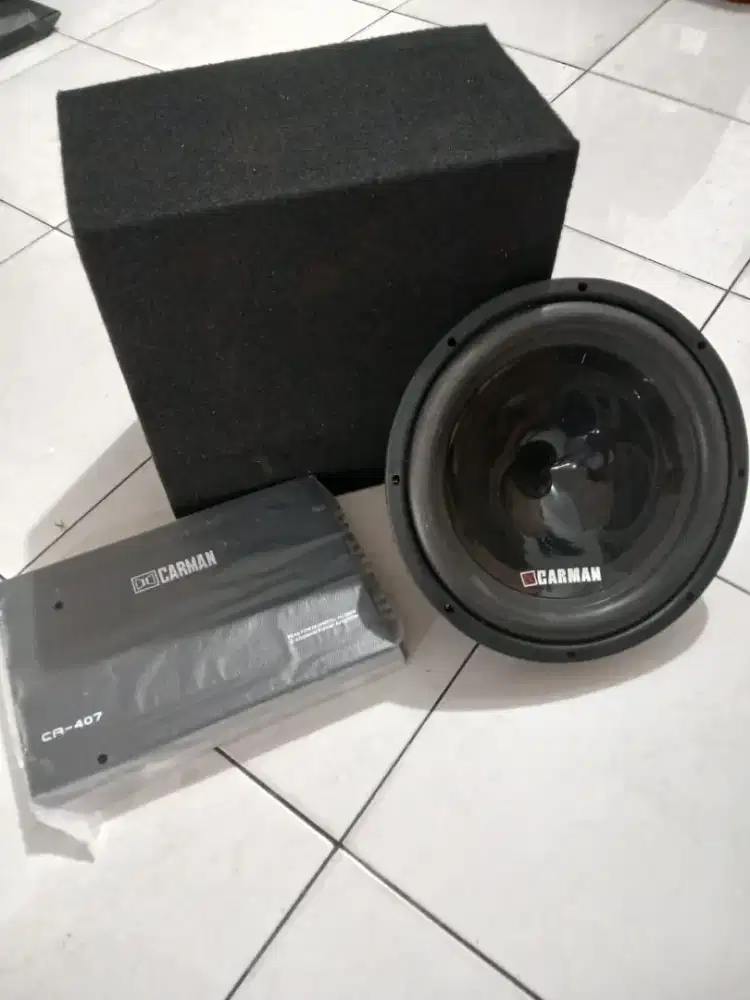 Paket audio mobil merek carman,harga unit saja