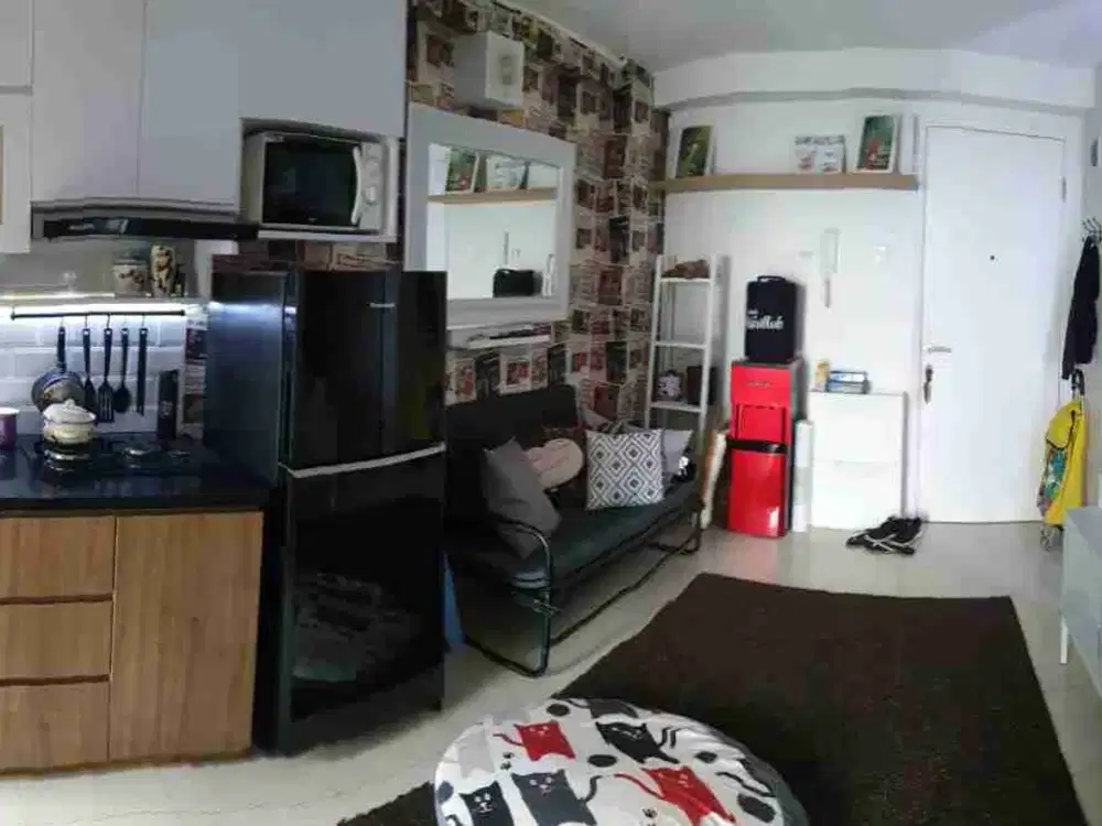 dijual BU apartemen bassura 2 bedroom furnished sudah SHM