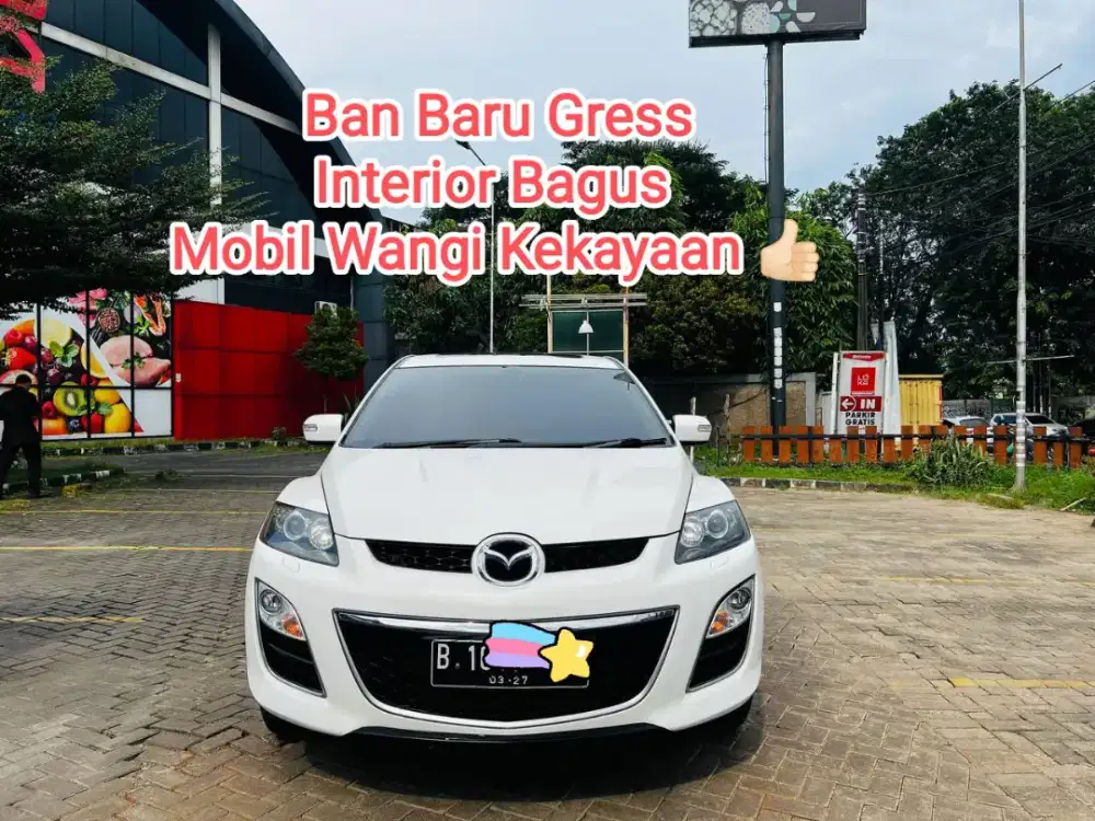 MAZDA CX-7 GT AT 2011 WARNA PUTIH SANGAT TERAWAT SEKALI SUPER MEWAH