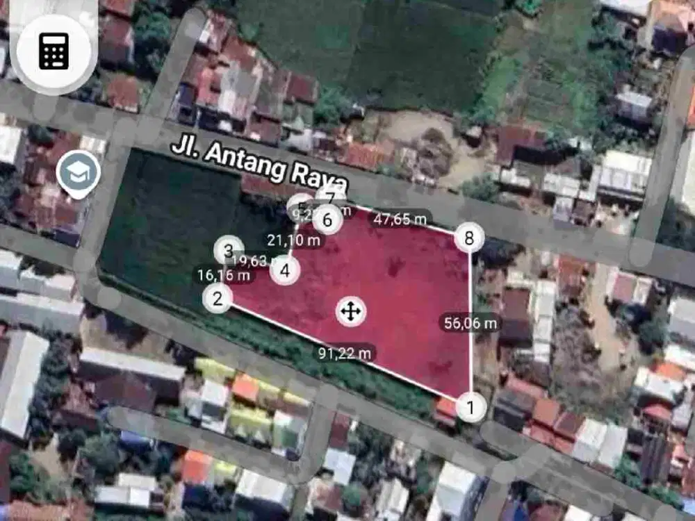 Di jual Tanah Strategis jl Antang Raya 3700 m2