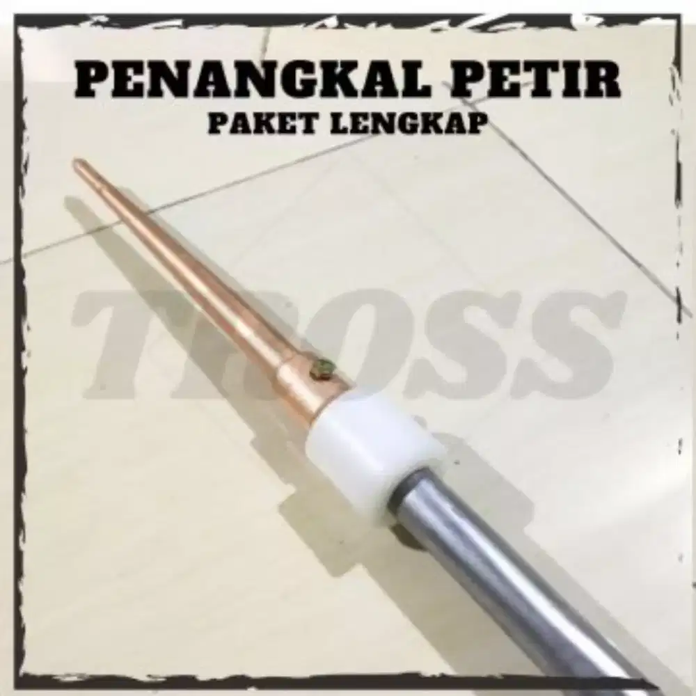 Pasang antena tv dgtal anti petir
