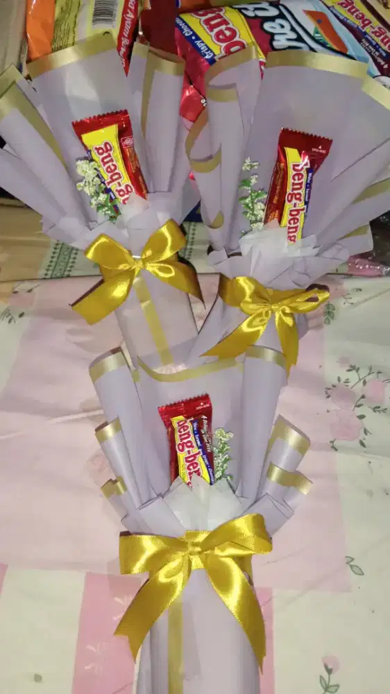 Bouquet mini kecil untuk anak anak