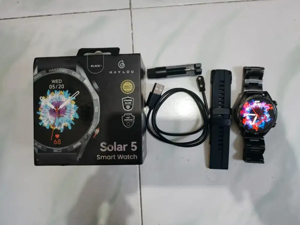 Jam Smartwatch Haylou Solar 5 Fullset