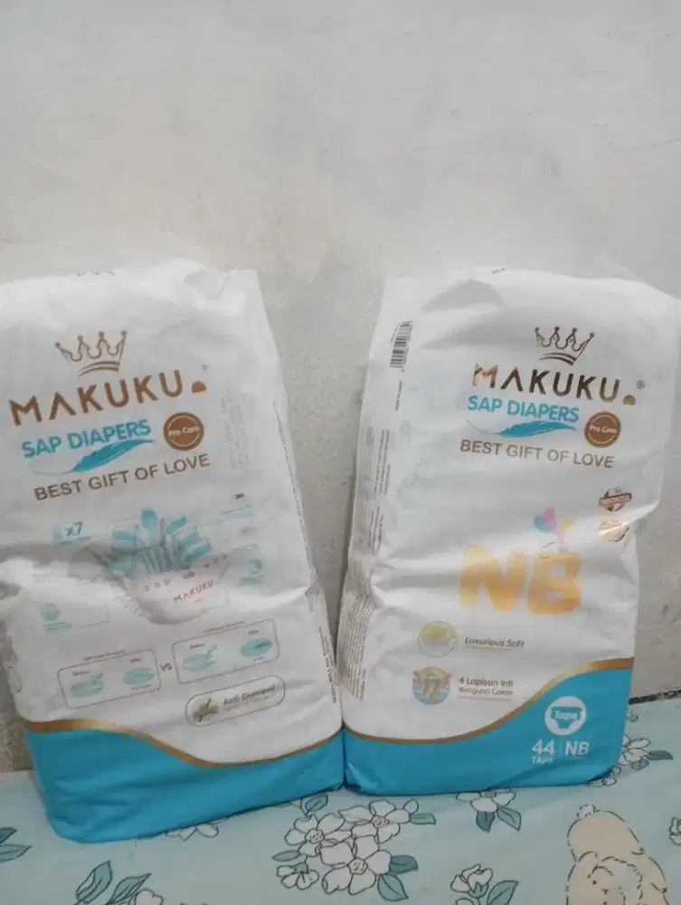 Jual pampers makuku pro care 2 pack (NB)