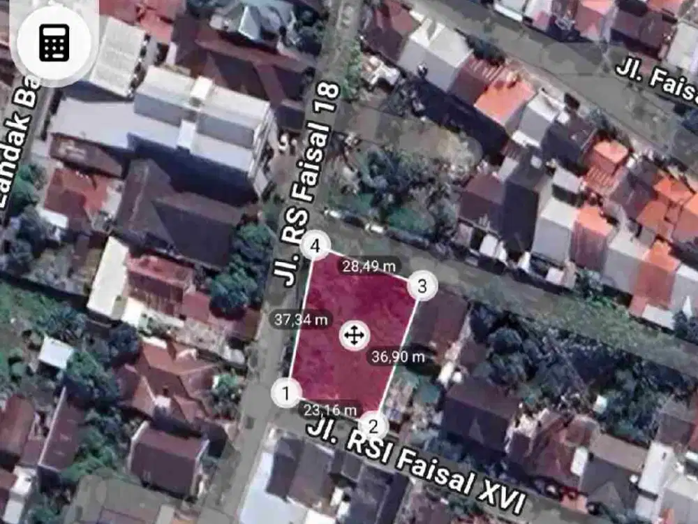 Di jual Tanah Tengah kota Makassar 1100 m2