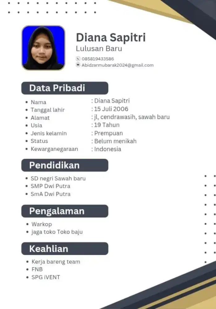Cari kerjaan, buat lanjut hidup