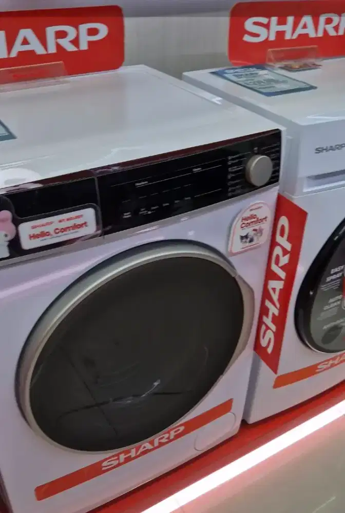 MESIN CUCU SHARP TABUNG DEPAN 8KG
