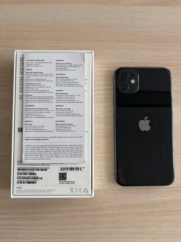 Iphone 11 Ibox 64GB Full Set Mulus