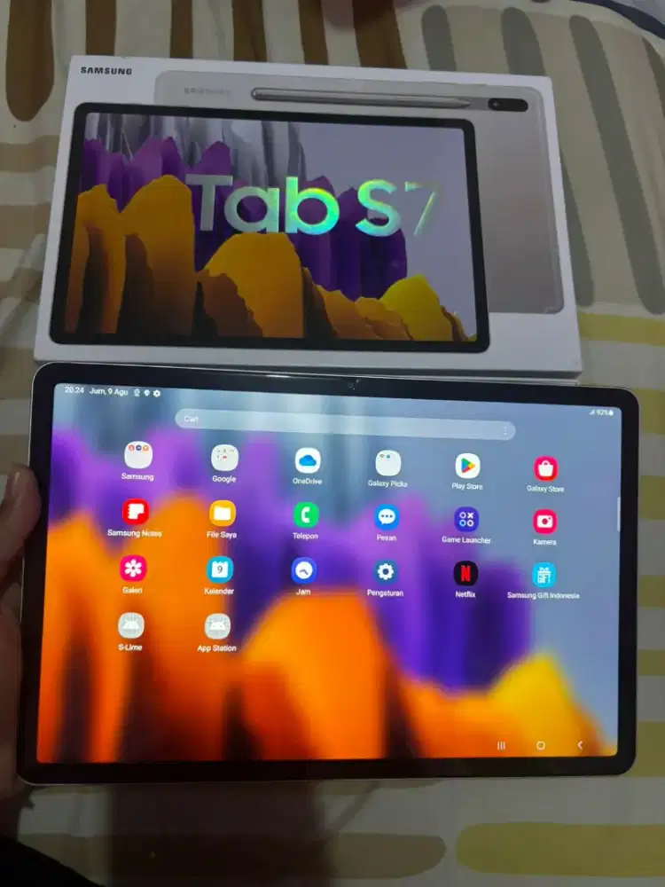Samsung tab s7 ram 6/128 fullset