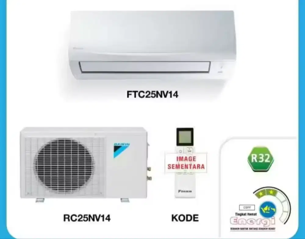 AC DAIKIN 1 PK THAILAN FTC25NV14 & RC25NV14