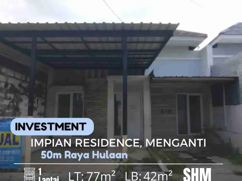 Jual Rumah Impian Residence Menganti Gresik