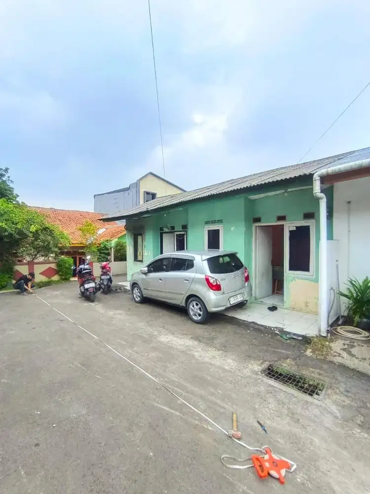 Jual tanah dan bangunan kontrakan 2 pintu Cilodong Depok
