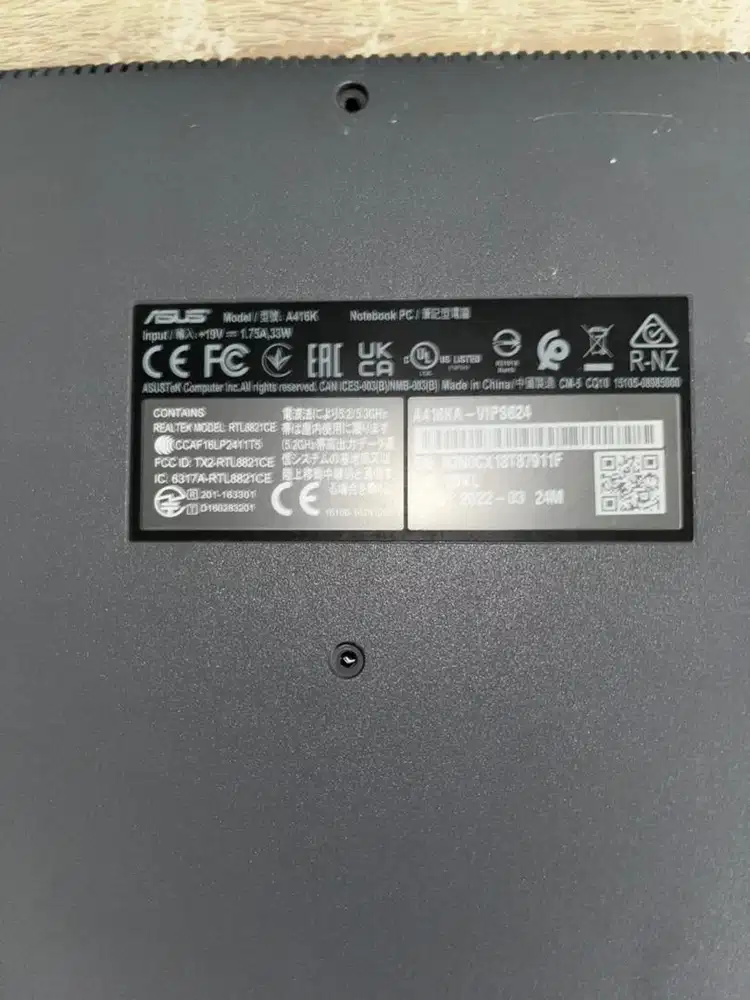 Laptop ASUS VivoBook 14 A416KA / X415 Series