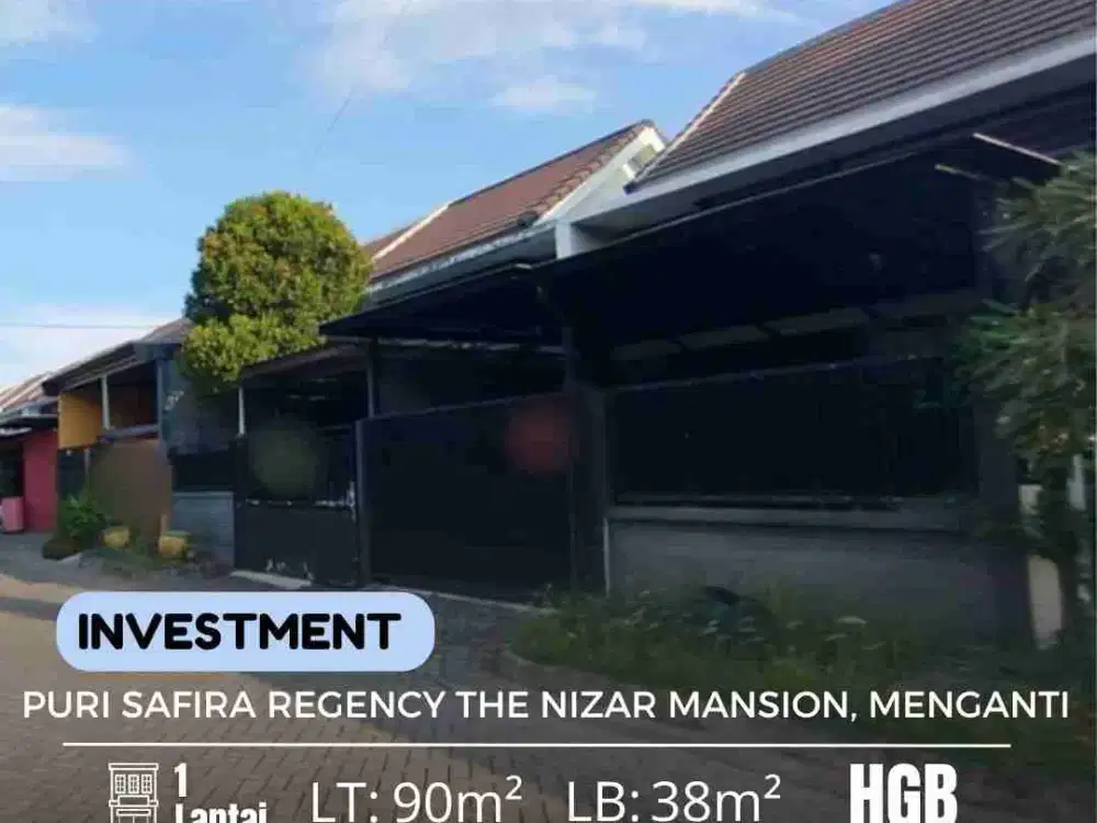 Jual Rumah Cepat Puri Safira Regency Menganti Gresik