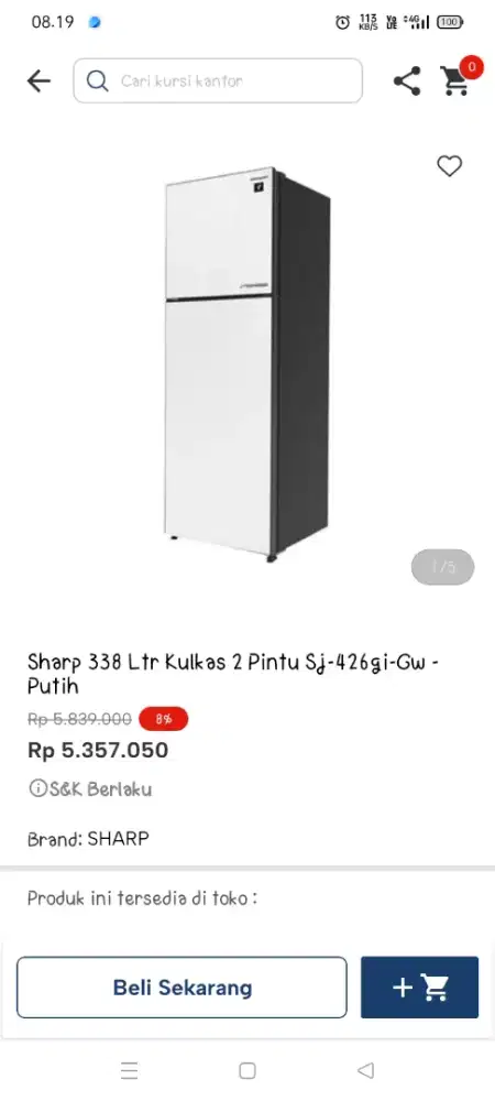 Promo kulkas 2 pintu