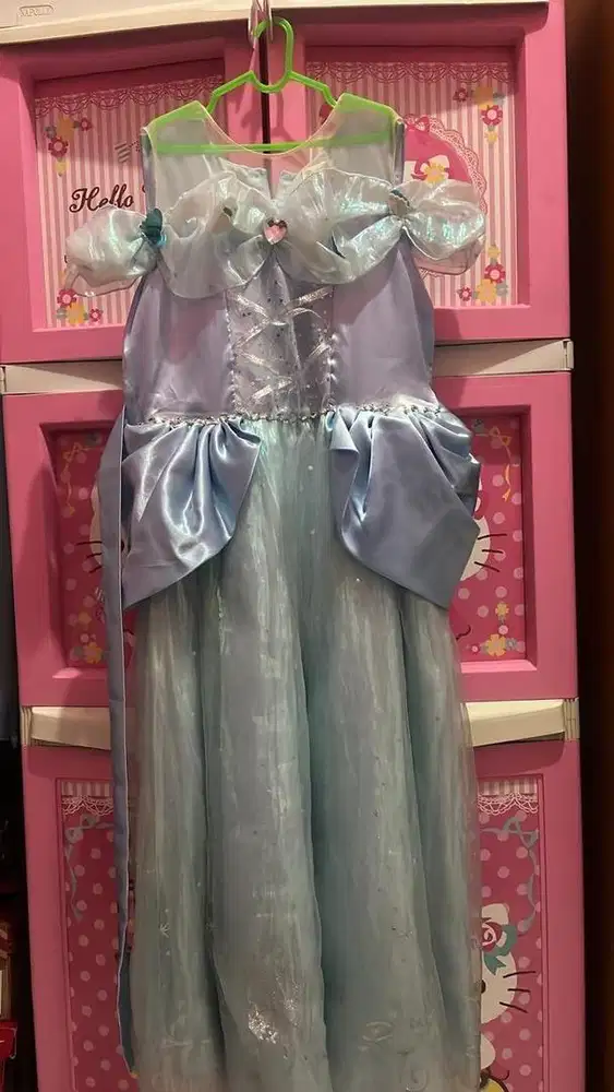 Gaun Princess Cinderella Anak