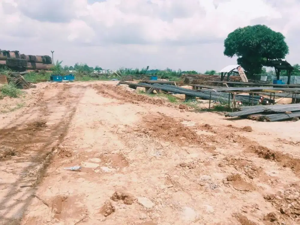 Dijual lahan Pinggir Sungai Pulokerto Gandus Palembang