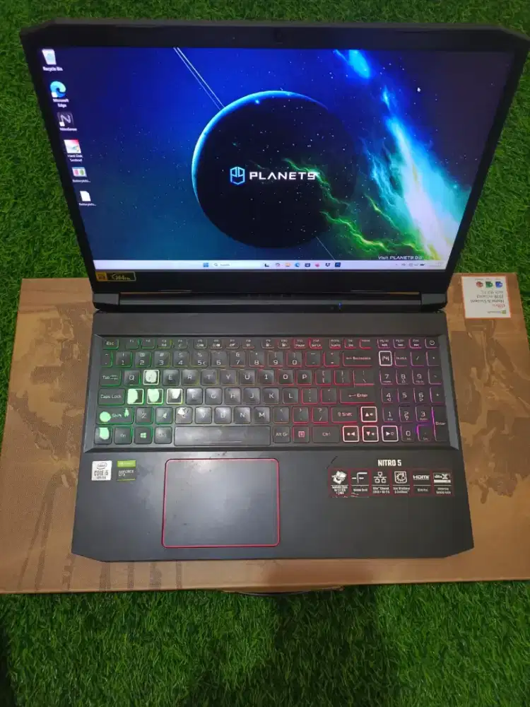 Acer nitro 5 Fullset gtx 1650ti