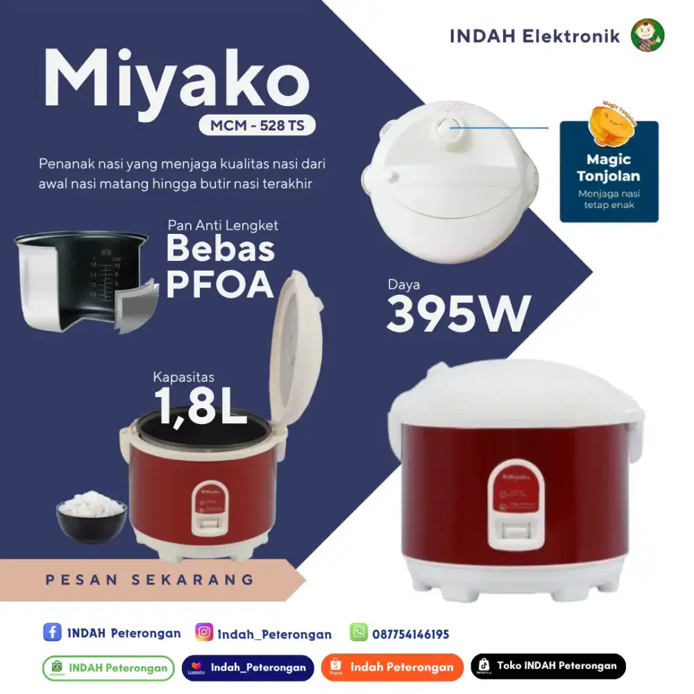MAGIC COM MIYAKO MCM-528