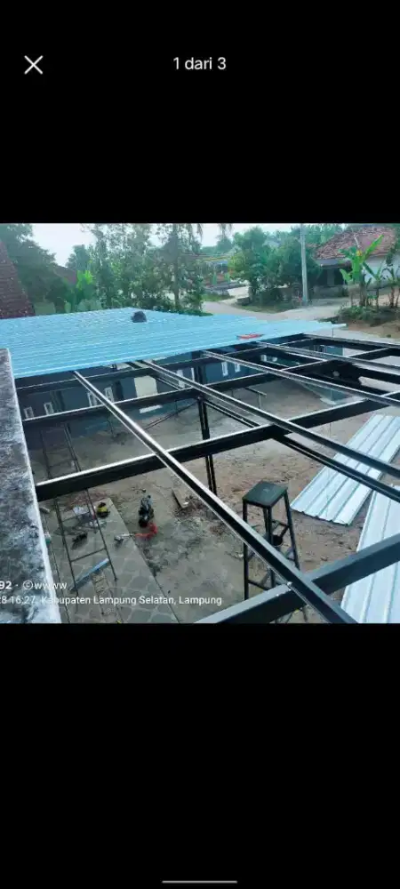 Menerima pasang kanopi baja ringan