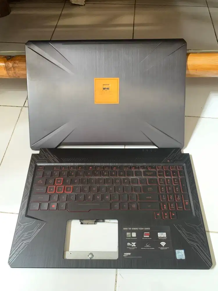 Housing keyboard + cover LCD Asus TuF gaming FX504