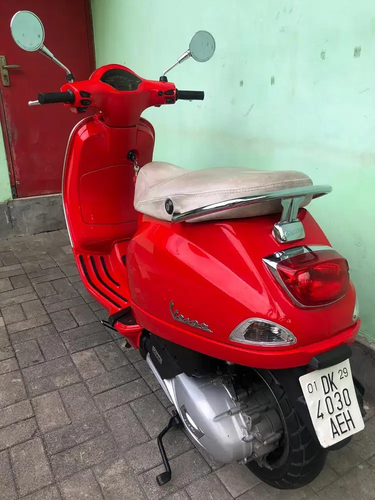 Vespa Lx Th.2024 Merah mulus!!