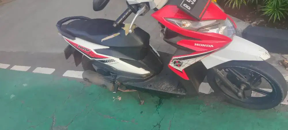 Honda beat 2017 merah putih