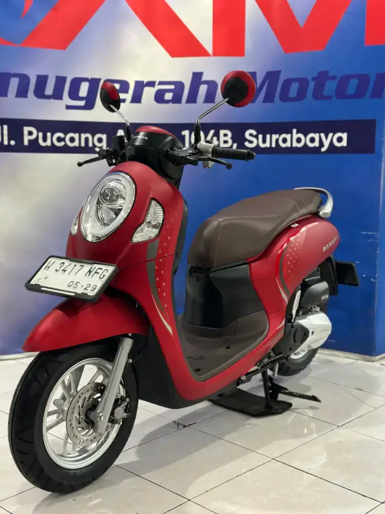 Honda Scoopy KM 2ribu smartkey tahun 2023 reg 2024