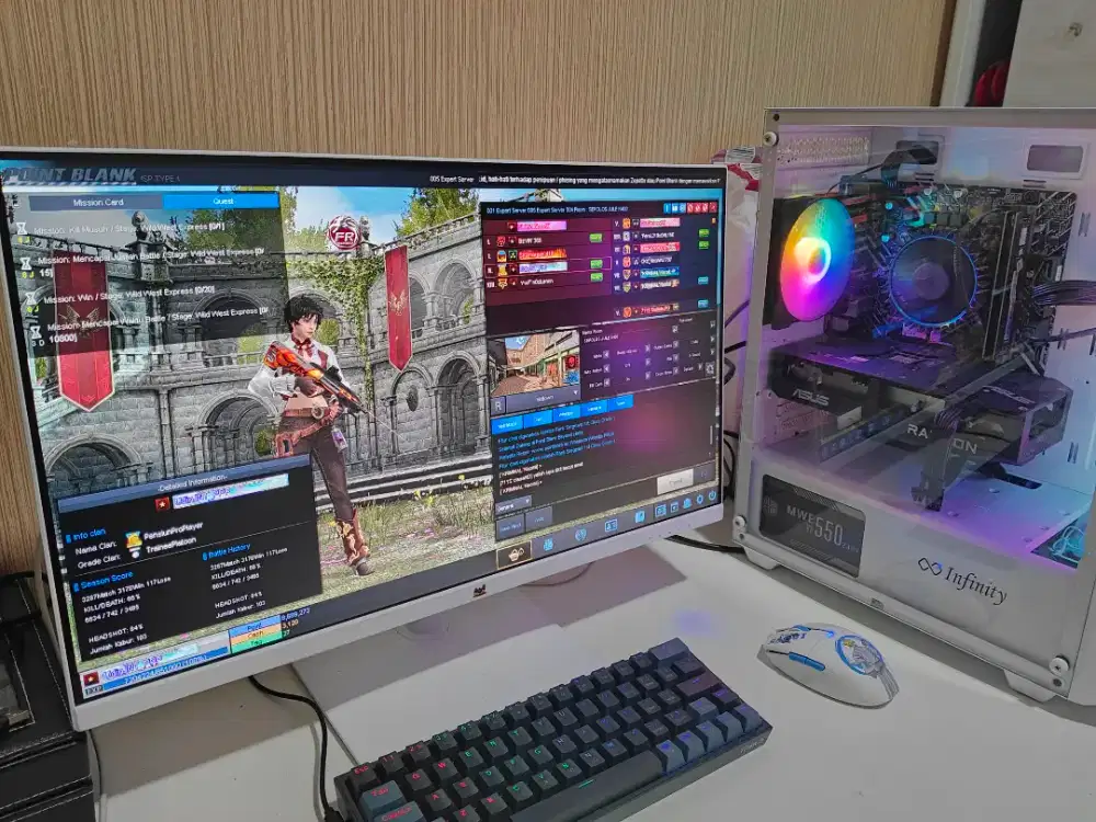 PC GAMING i3 Gen 12 - VGA RX 6600 ( Setara RTX 3060 )