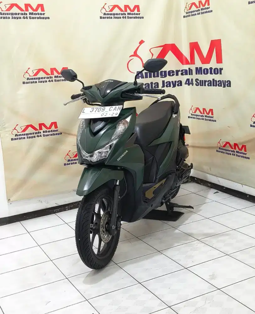 Ready Km 3 Ribu Honda Beat Deluxe Tahun 2024 Hijau Doff