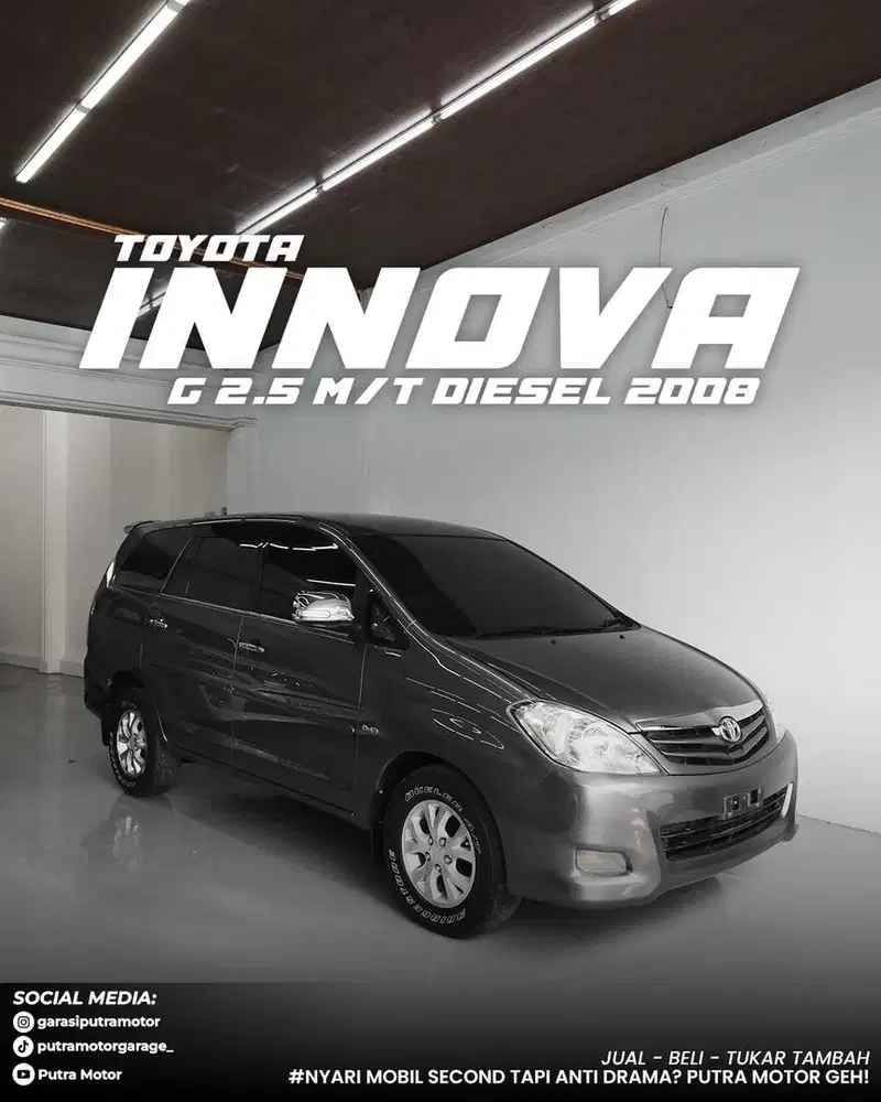 Toyota Kijang Innova G 2.5 M/T Diesel 2008