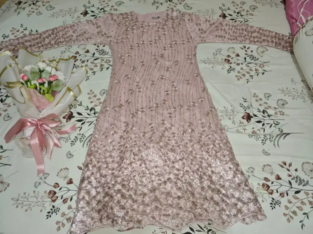 Dusty Rose Shimmer - Kebaya