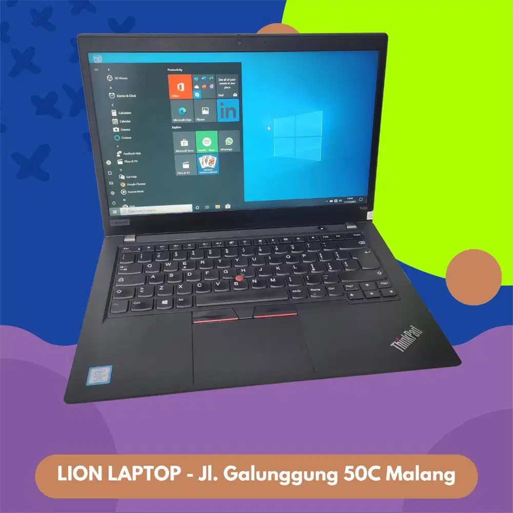 RAM 16GB i5 Gen 8 SSD 256GB Lenovo Thinkpad T490 [04|05]