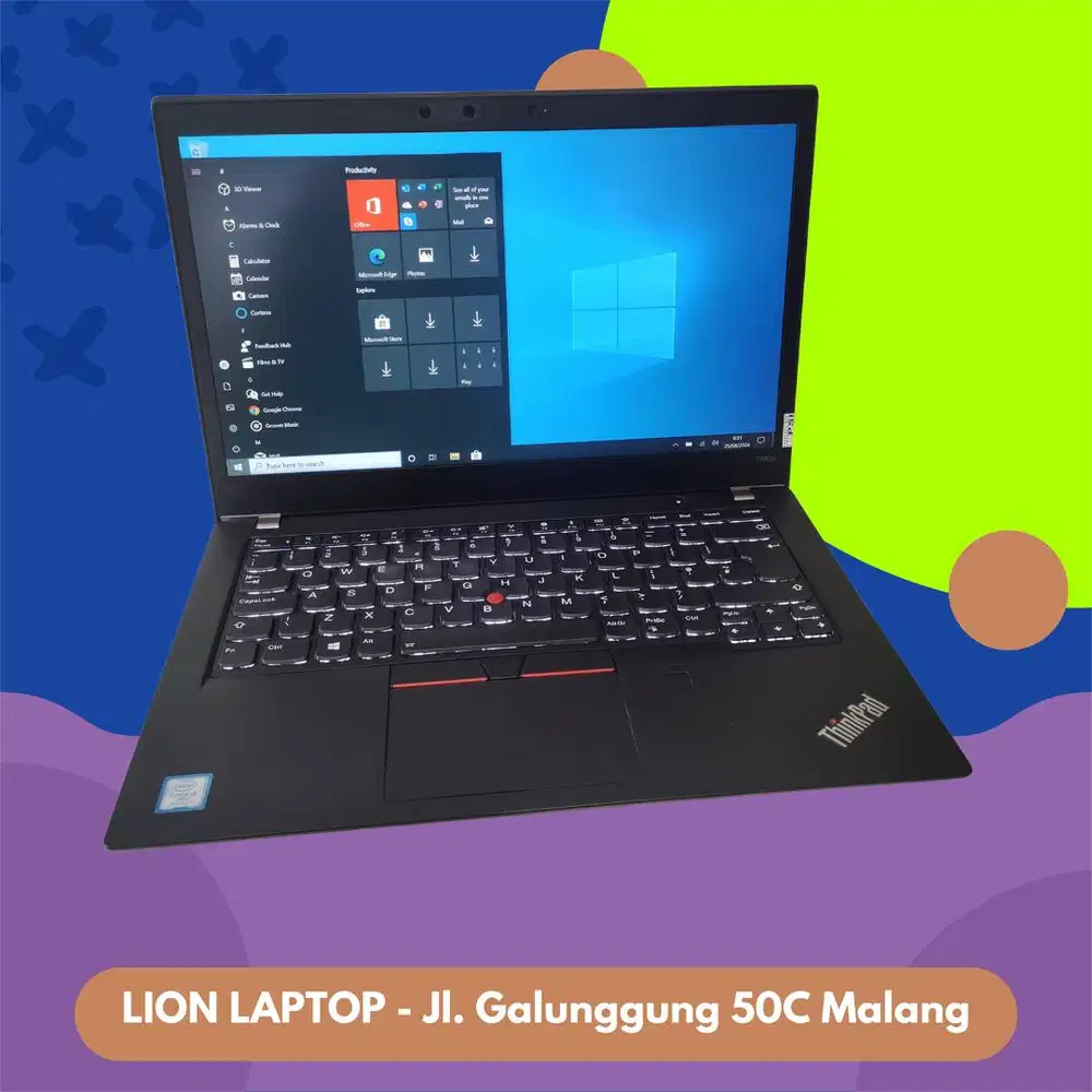 RAM 8GB Core i5 gen 8 Lenovo Thinkpad T480s SLIM [04|05]