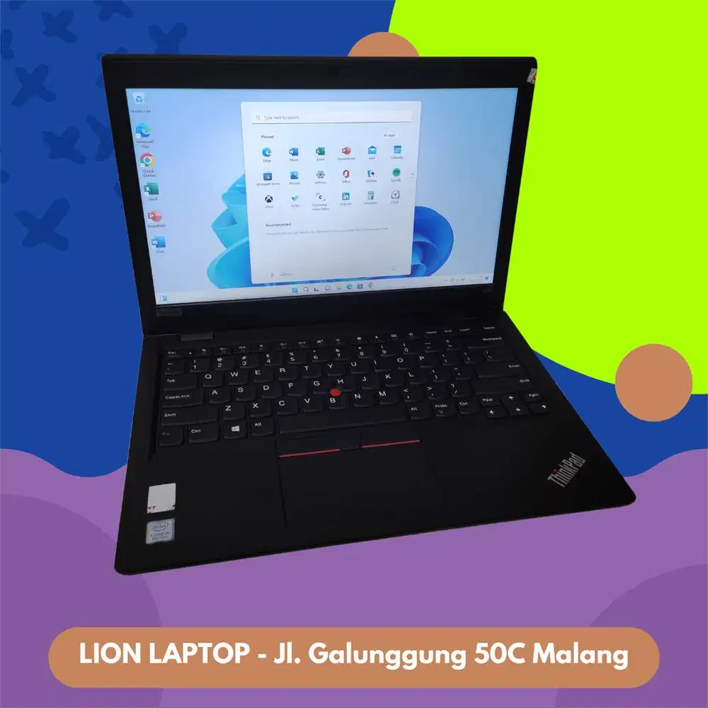 Core i5 Gen 8 RAM 8GB SSD 256GB Lenovo Thinkpad L390 [04|05]