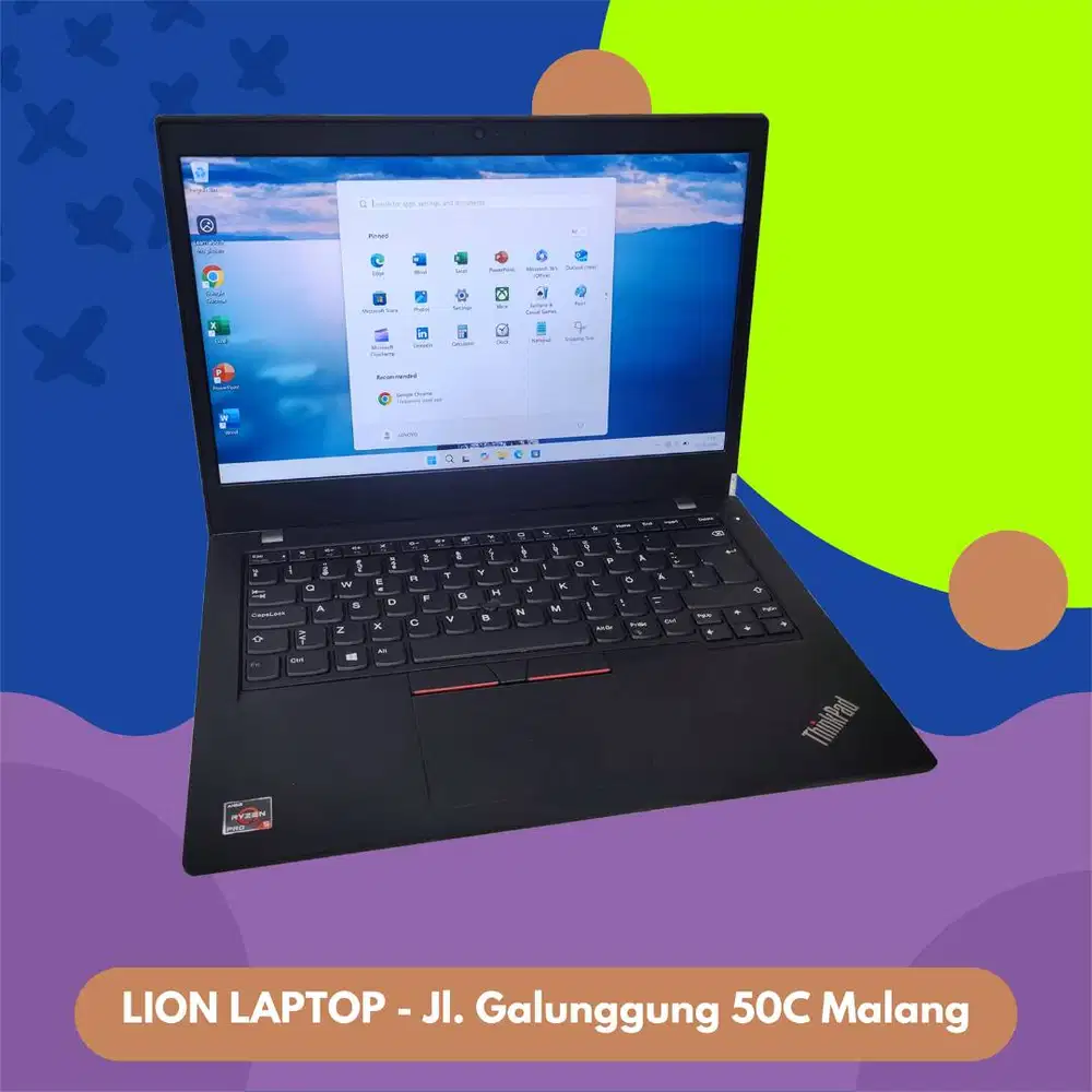Gaming/Editing AMD Ryzen 5 PRO 8/256 MULUS Lenovo Thinkpad L14 [04|05]