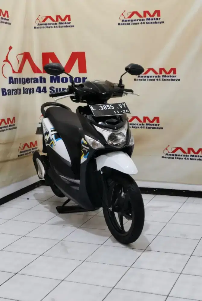 Siap pakai Honda Beat Pop Esp Tahun 2016 warna putih