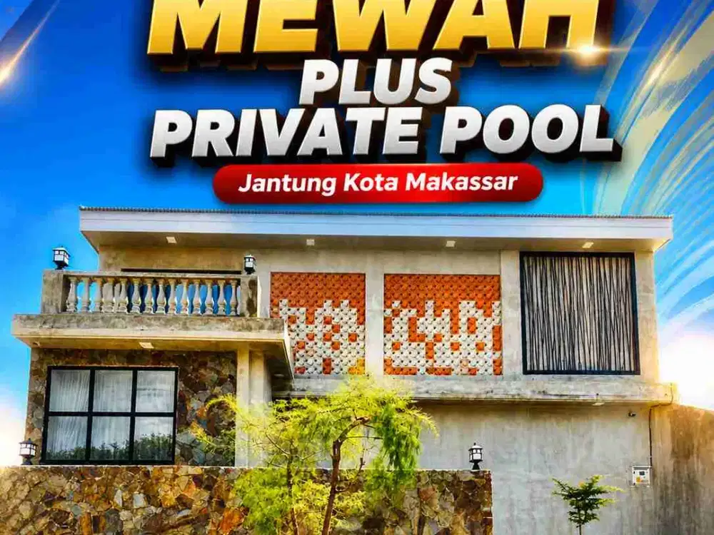 Dijual Rumah Mewah Lengkap Private Pool