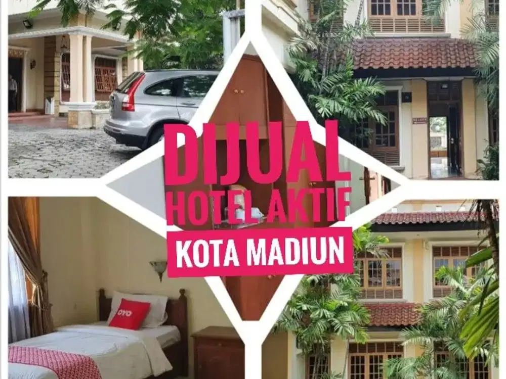 JUAL, Hotel Aktif di KOTA MADIUN, Strategis