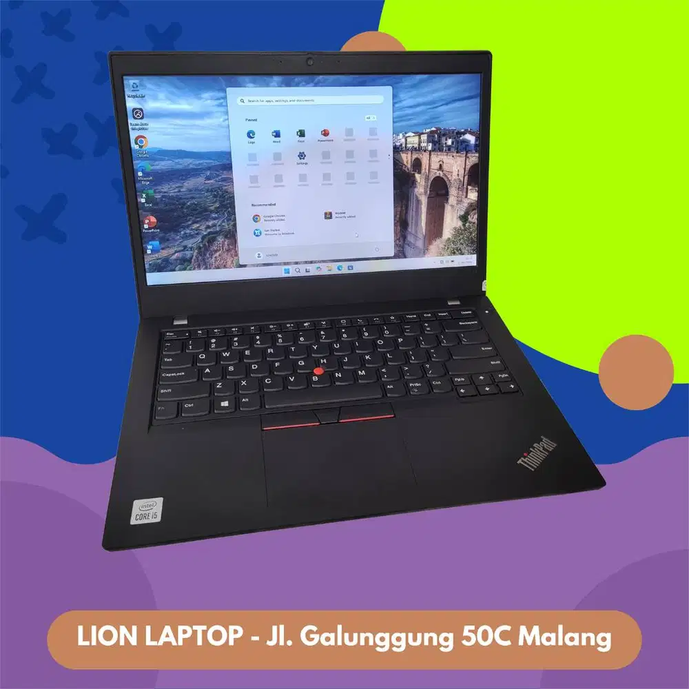 i5 Gen 10 Murah RAM 8GB SSD 256GB Lenovo Thinkpad L14 [04|05]