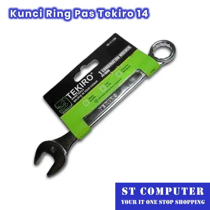 Kunci Ring Pas Tekiro 14 Chrome Vanadium