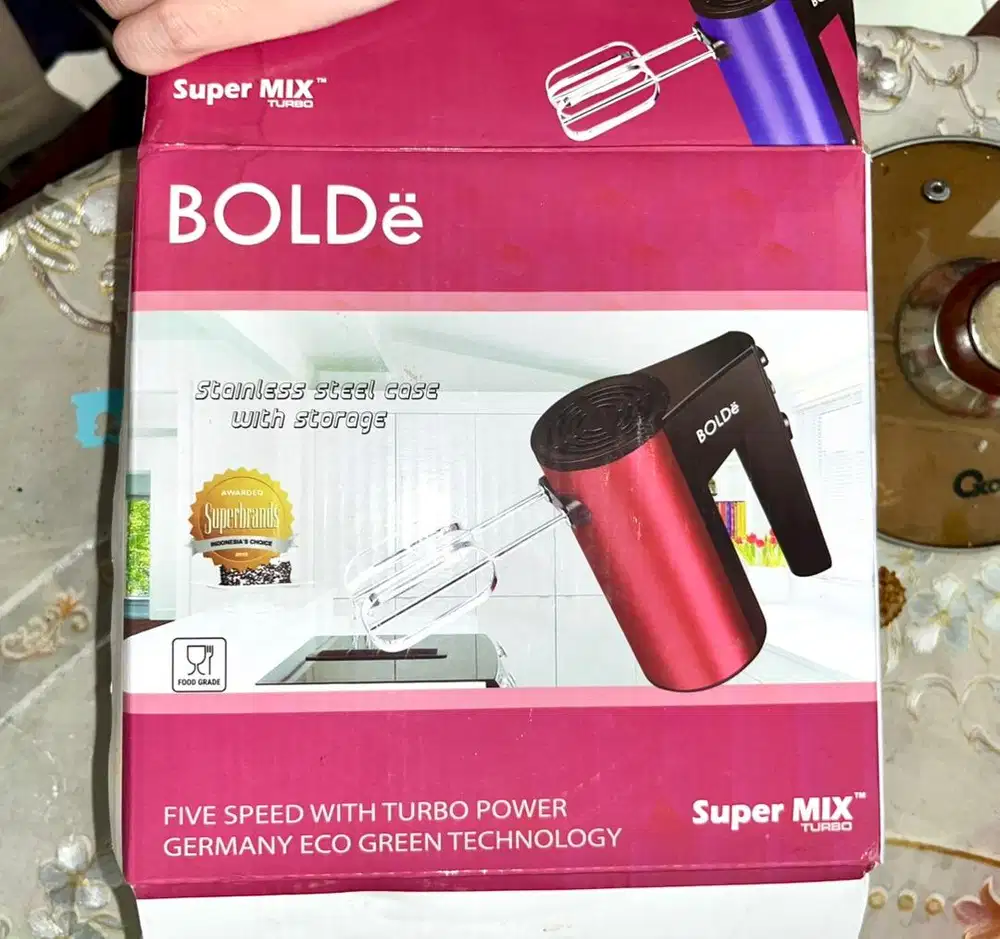 [PRELOVED] Bolde Super Mix Turbo Hand Mixer