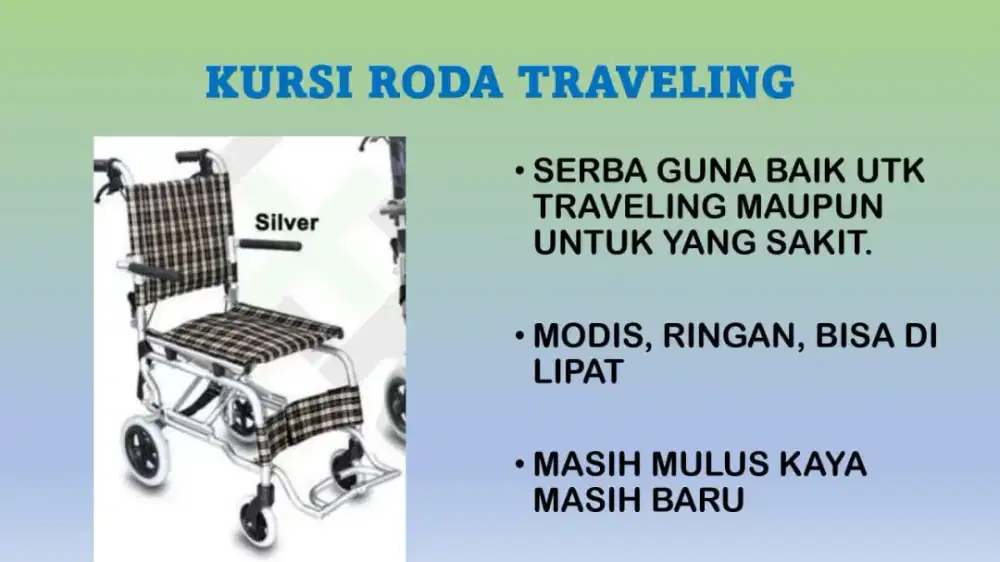 Kursi Roda Traveling