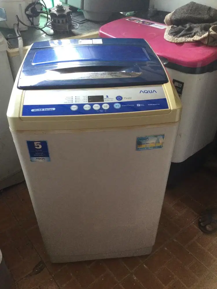 Mesin Cuci 1 Tabung Merk AQUA