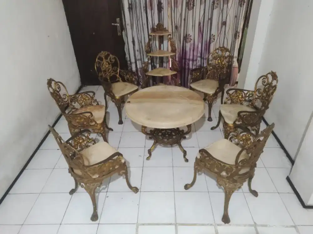 Paket Kursi Besi Marmer