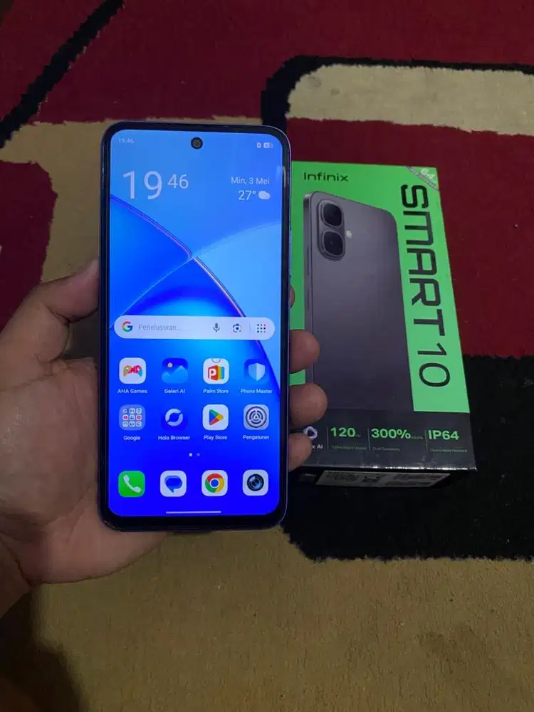 BISMILLAH INFINIX SMART 10 RAM 4/64 FULSET MULUS
