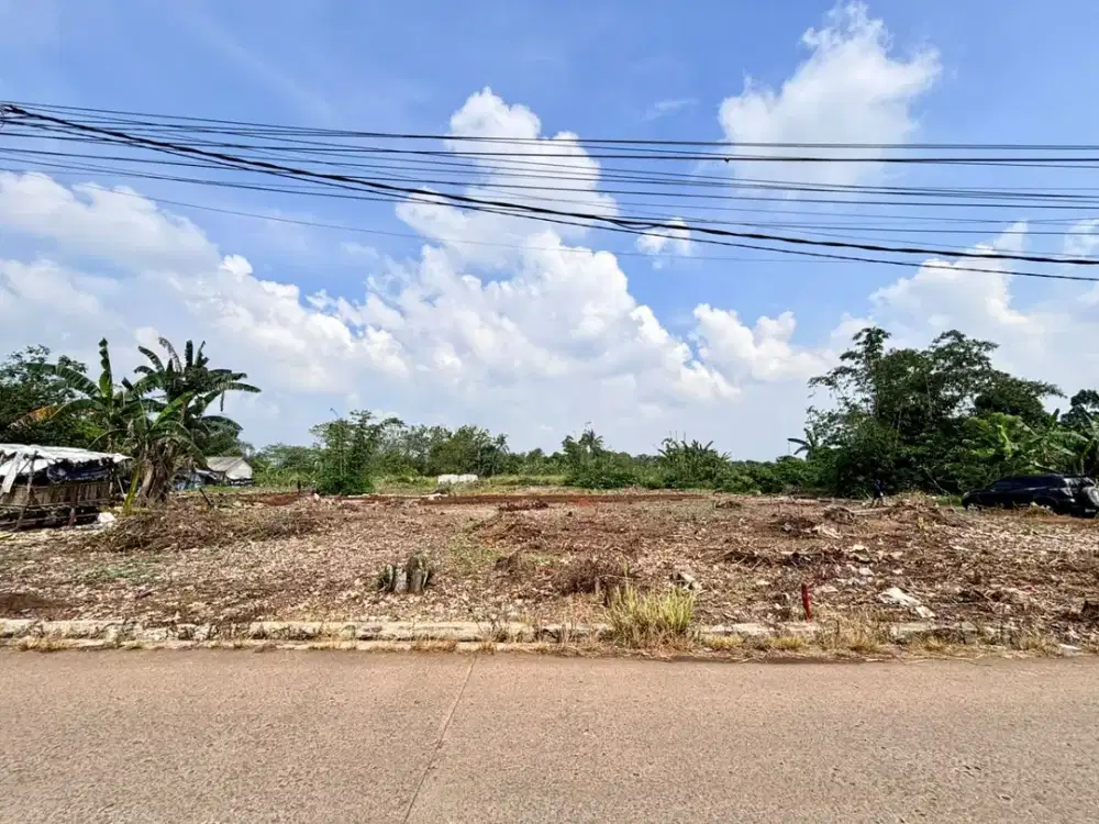 Kavling Murah Dicicil 12x Flat Tanpa Bunga Dekat Stasiun Jatake, SHM