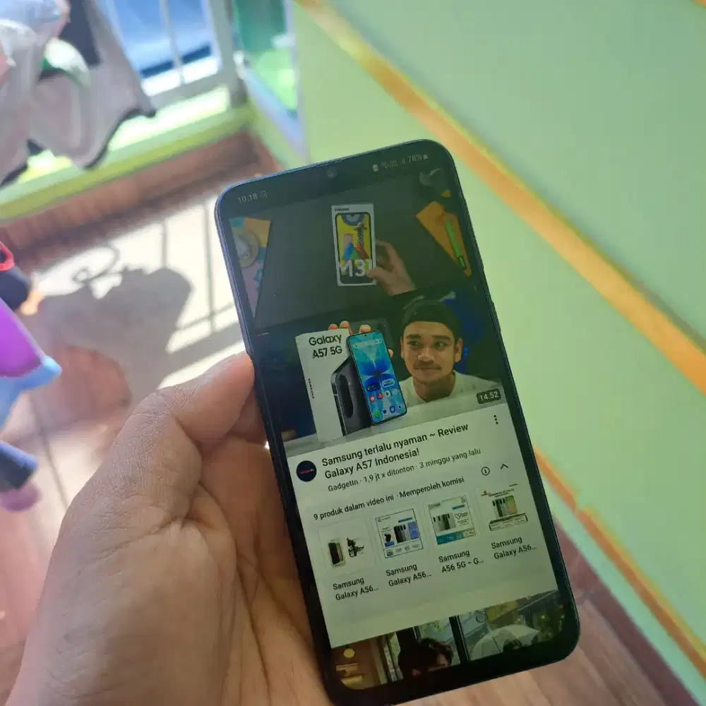 Samsung M31 Ram 6/128 biru lengkap Dos